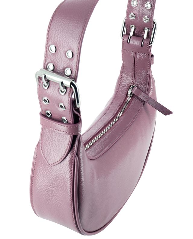 Soho Lavender grained leather handbag BY FAR