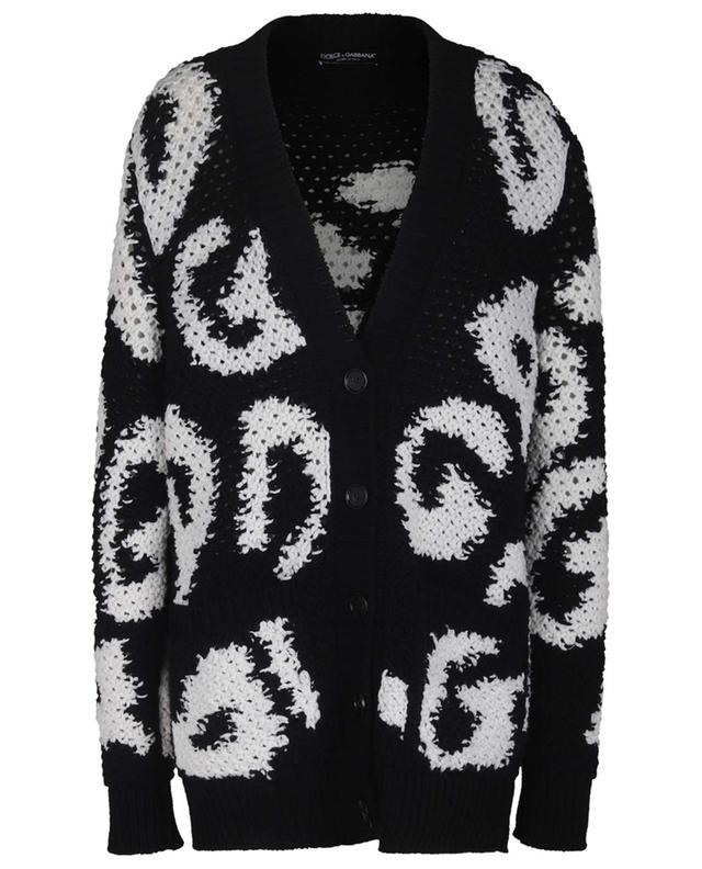 DG wool and cashmere oversize cardigan DOLCE &amp; GABBANA