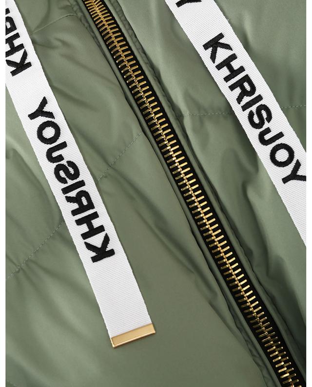 Khris Iconic hooded loose down jacket KHRISJOY