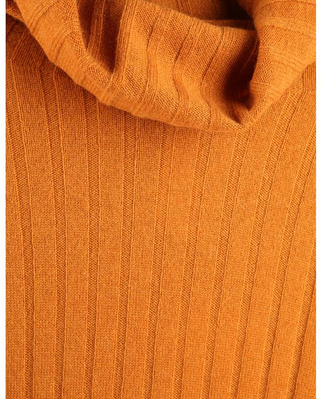 Organic cashmere rib knit turtleneck jumper BONGENIE GRIEDER