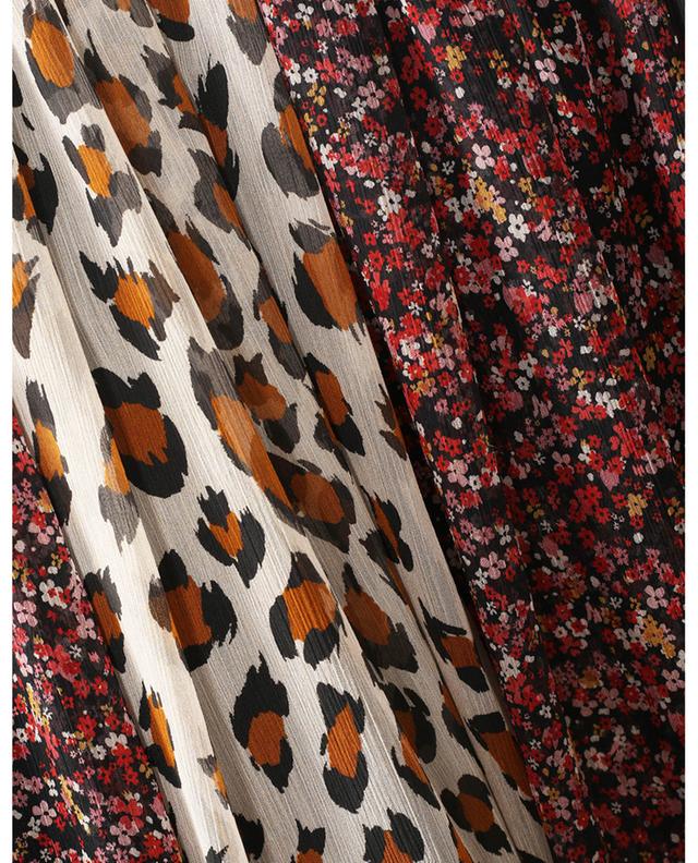Animal printed patchwork midi skirt TWINSET