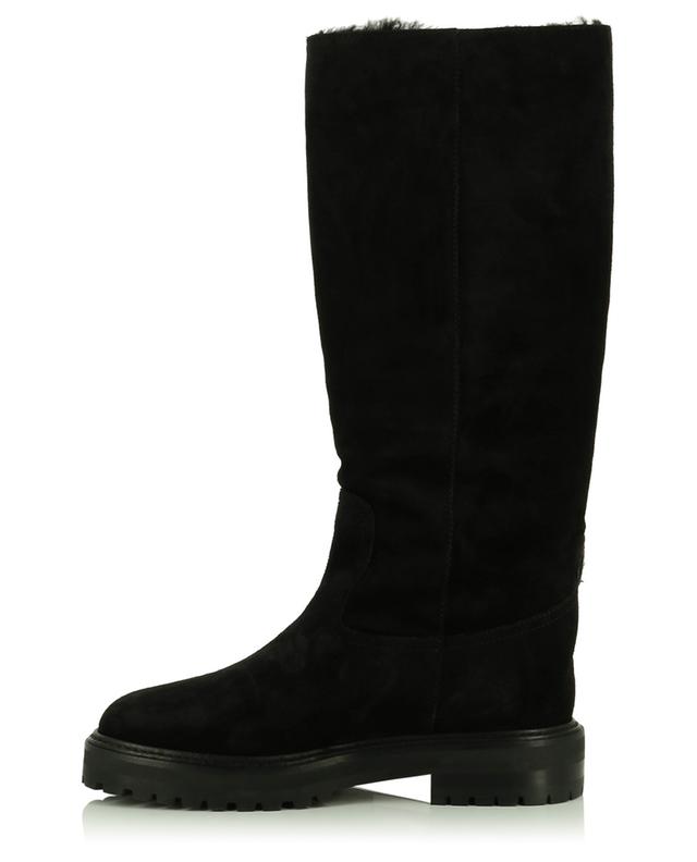 Yomi Flat warmly trimmed suede boots JIMMY CHOO