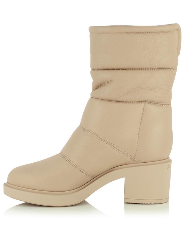 Husky warm heeled nappa leather ankle boots GIANVITO ROSSI