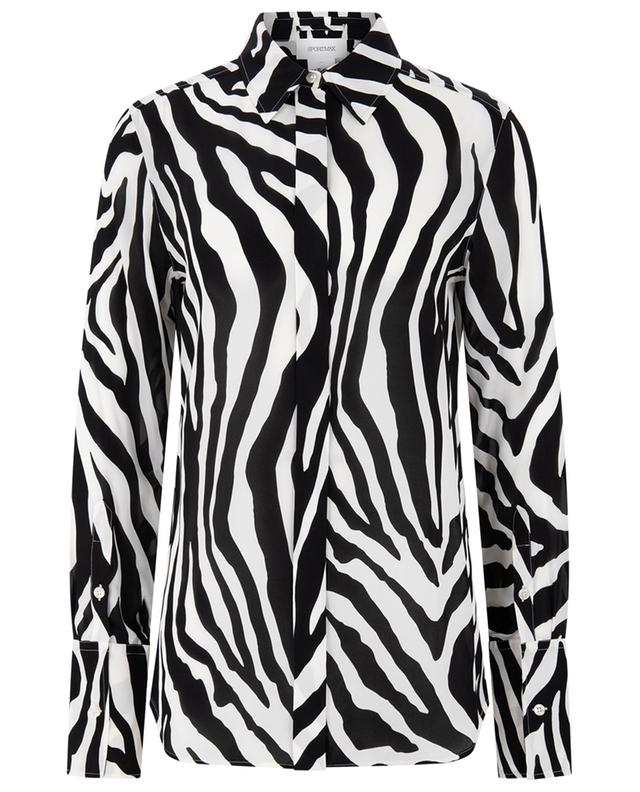 Valzer zebra printed crepe shirt SPORTMAX