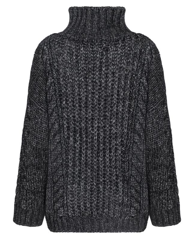 Chunky wool stand-up jumper SLY 010