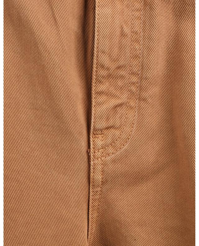 Portland Cinnamon brown cropped wide-leg jeans VICTORIA VICTORIA BECKHAM