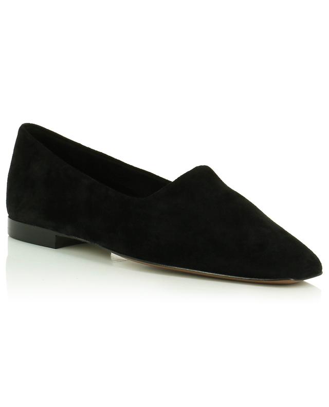 Andrano square toe suede ballet flats ATP ATELIER