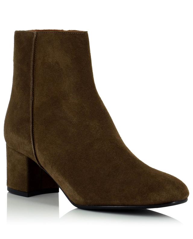 Mei 55 block heeled suede ankle boots ATP ATELIER