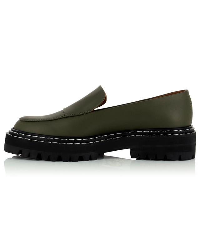 Manduria chunky sole leather loafers ATP ATELIER