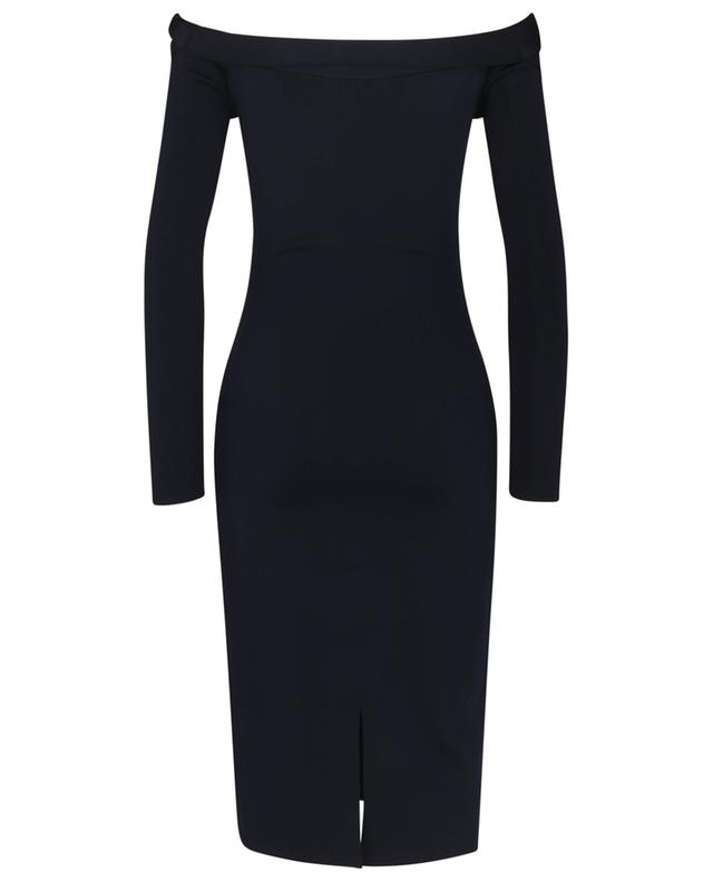 Fitted knit dress with boat neck VICTORIA BECKHAM
