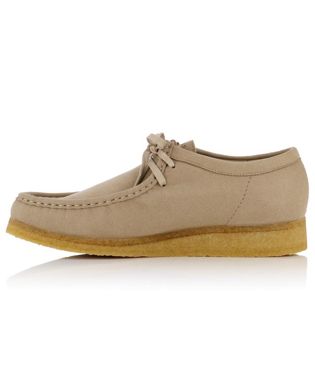 Wallabee Vegan lace-up loafers in faux suede CLARKS ORIGINALS