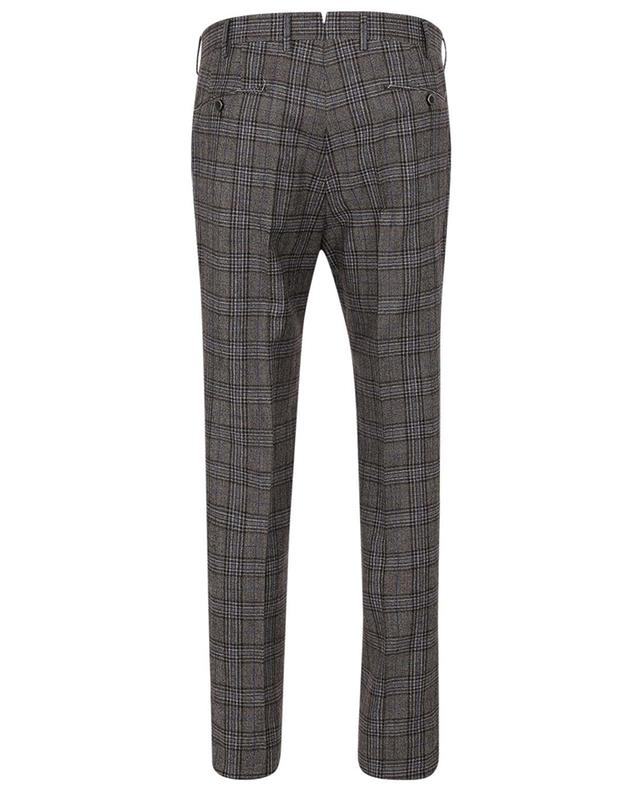 Slim Fit checked wool trousers PT TORINO