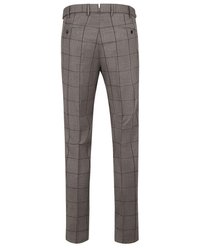 Pantalon classique à carreaux en coton Slim Fit PT TORINO