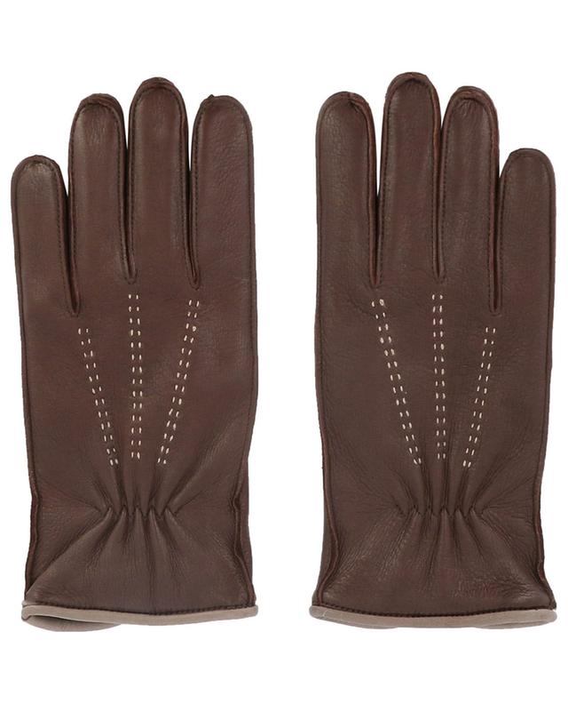 Handschuhe aus Hirschleder und Kaschmir PIERO RESTELLI
