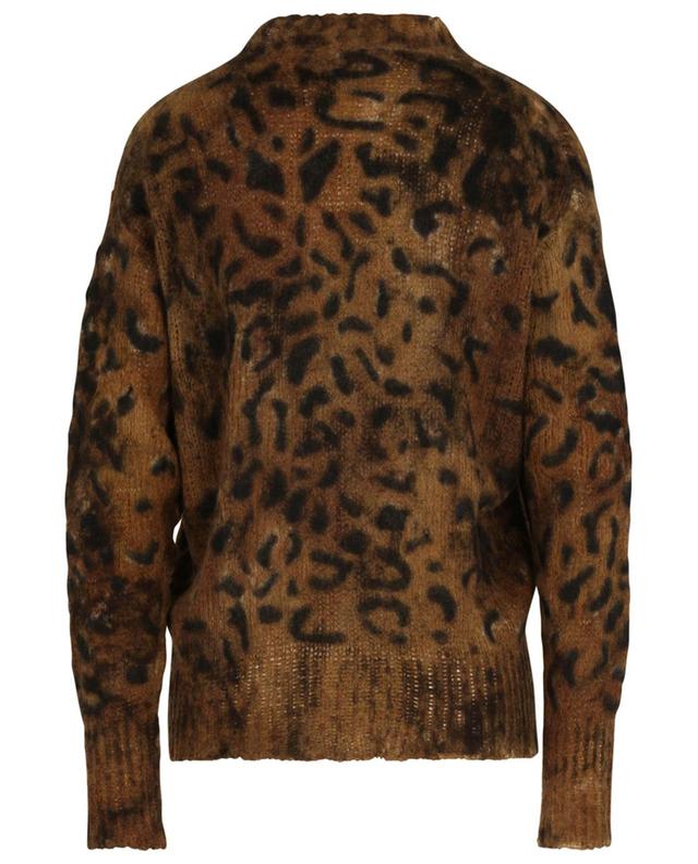 Leopard printed cashmere chenille jumper AVANT TOI
