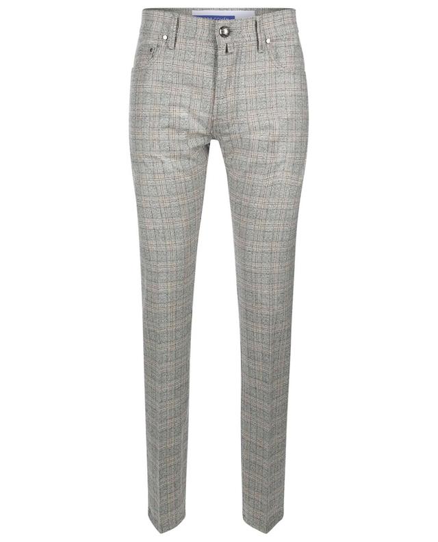 J688 checked straight-fit wool jeans JACOB COHEN