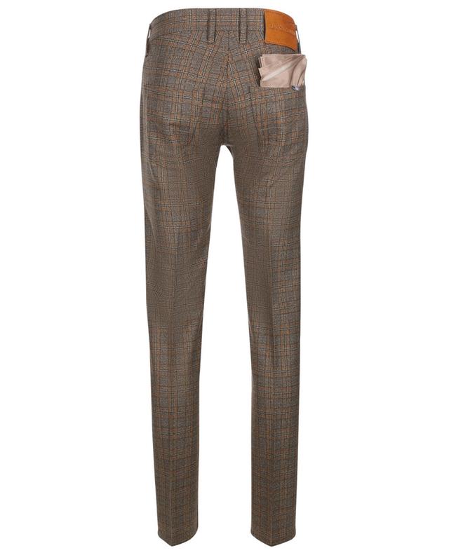 J688 checked straight-fit wool jeans JACOB COHEN