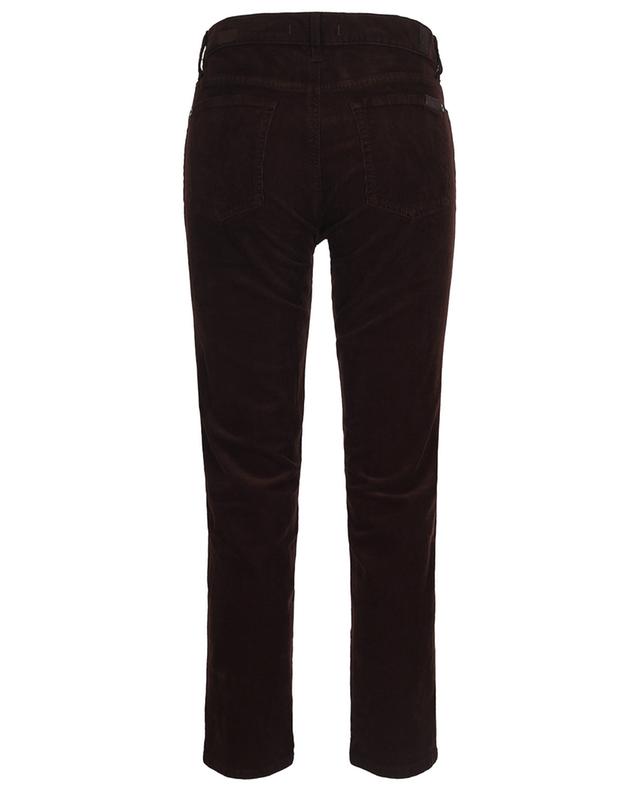 The Straight Crop Coffee corduroy trousers 7 FOR ALL MANKIND