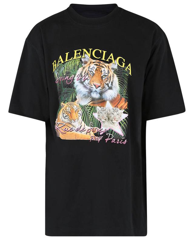 BALENCIAGA FBI / Year Of The Tiger Reversible jersey T-shirt