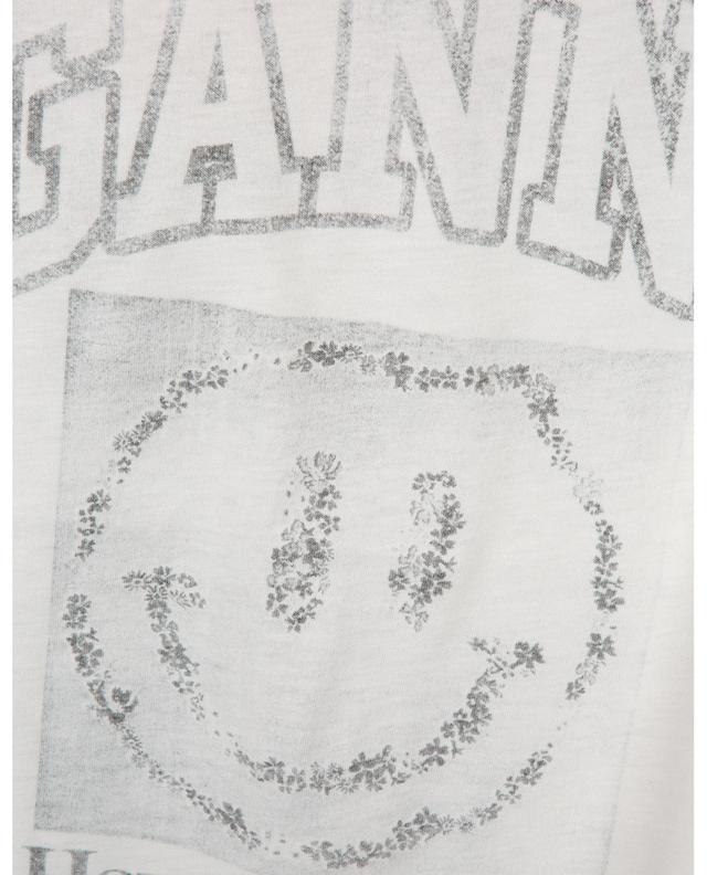 T-shirt en coton bio Smiley GANNI