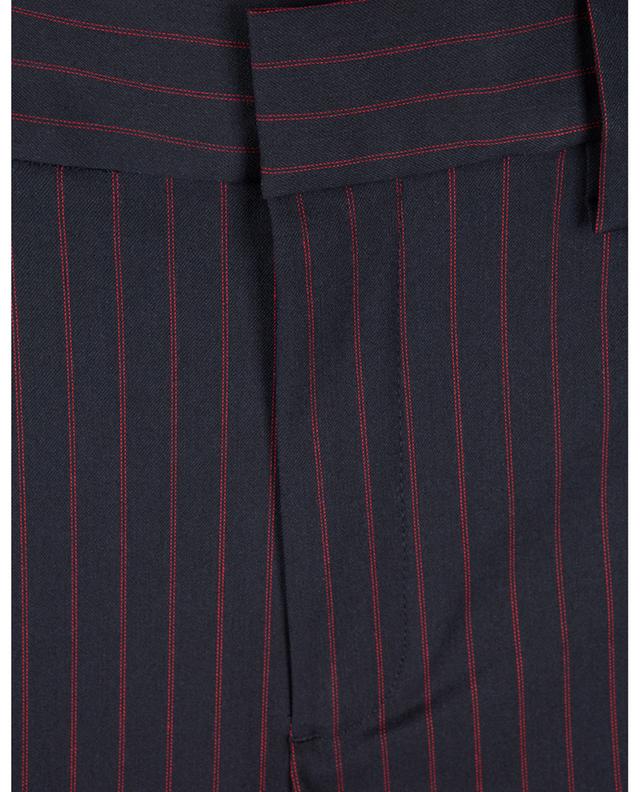Pinstripe trousers with side panel details GANNI