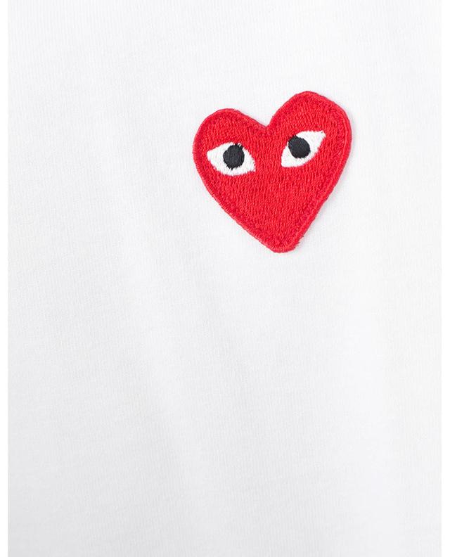 T-shirt à manches longues et patch Red Heart COMME DES GARCONS PLAY