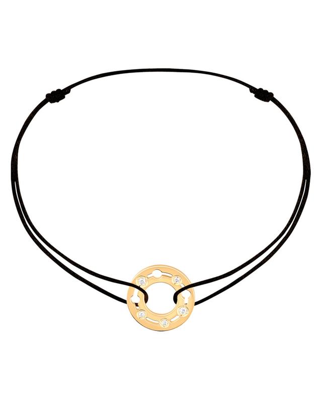 Bracelet sur cordon en or jaune et diamants Pulse - 13 mm DINH VAN