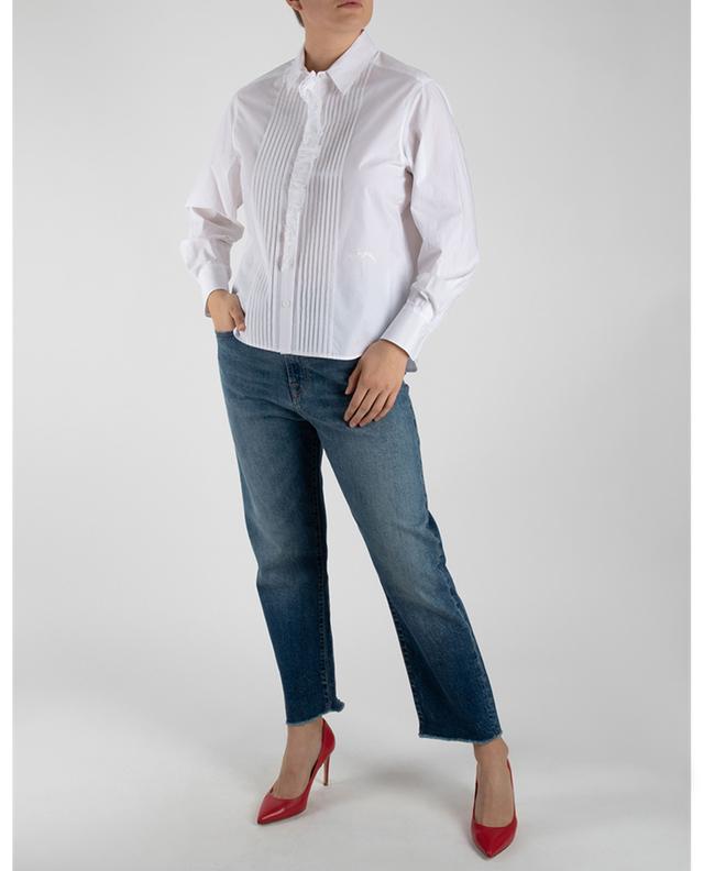 Ruffle, lace and pintuck adorned shirt SEE BY CHLOE