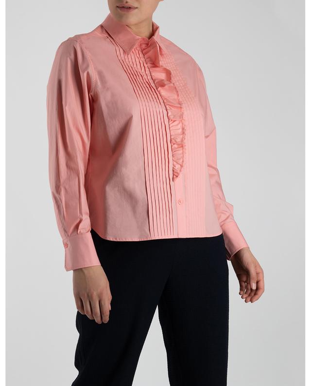 Ruffle, lace and pintuck adorned shirt SEE BY CHLOE