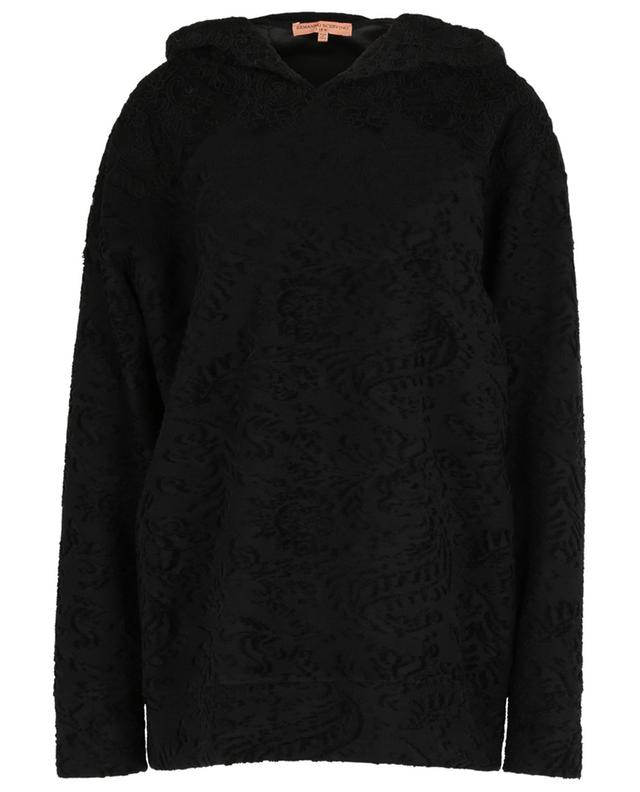 Lace effect hooded sweatshirt ERMANNO SCERVINO LIFE