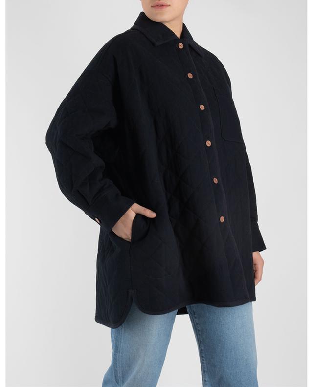 Oversized quilted organic cotton shirt jacket SEE BY CHLOE