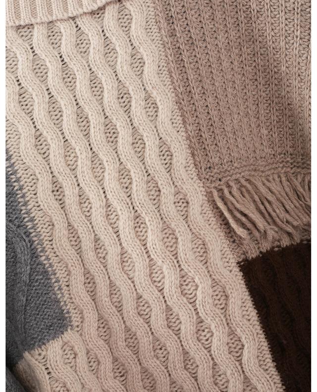 Pull patchwork ample en laine vierge Visino WEEKEND MAX MARA