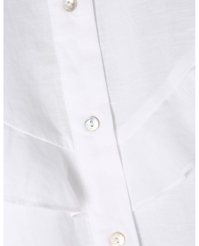 Salato long-sleeved cotton and linen blouse IBLUES