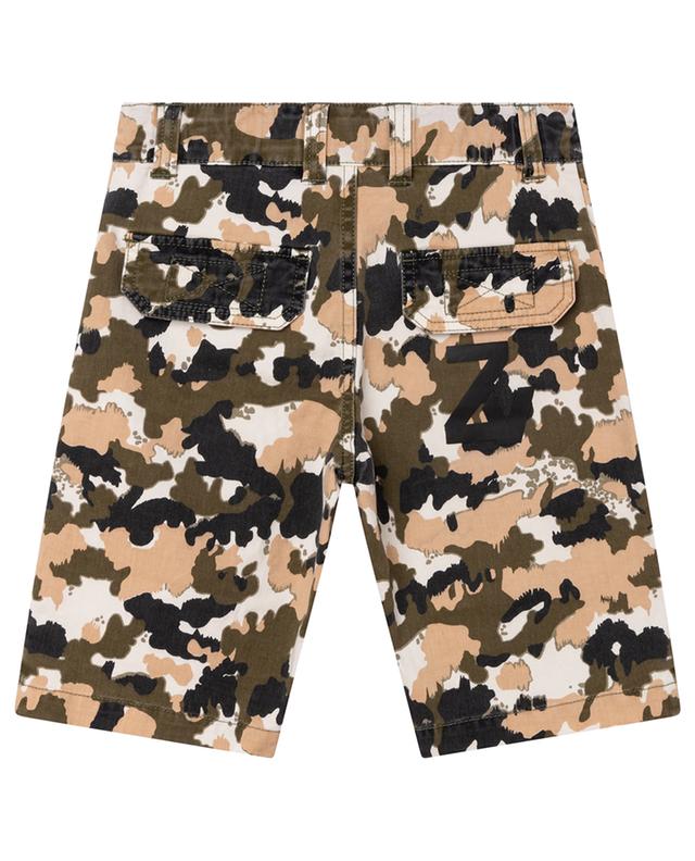 Camouflage printed boys&#039; cargo shorts ZADIG &amp; VOLTAIRE