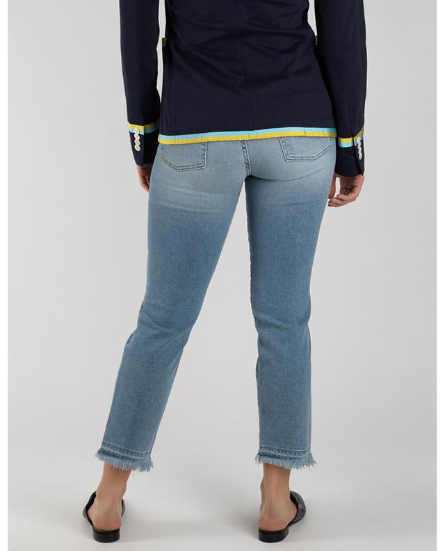 Zerrissene Jeans The Straight Crop Luxe Vintage Artful 7 FOR ALL MANKIND
