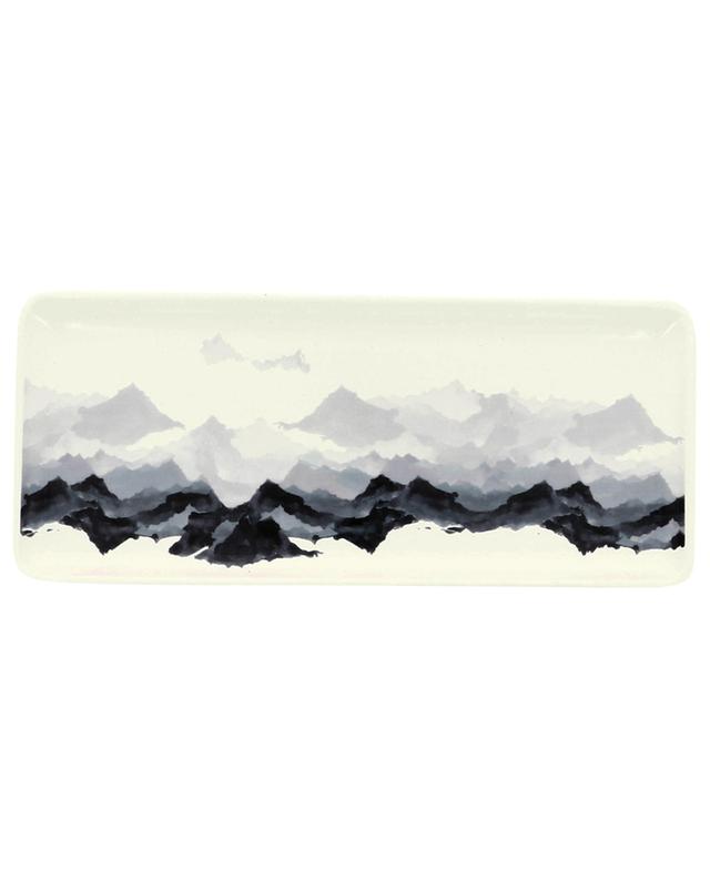 Plateau à cake en céramic motif montagnes Glacier ANGEL DES MONTAGNES