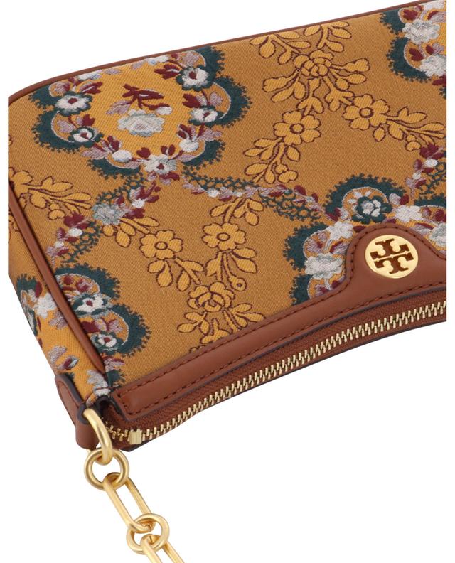 Studio Italian leather and brocade handbag TORY BURCH