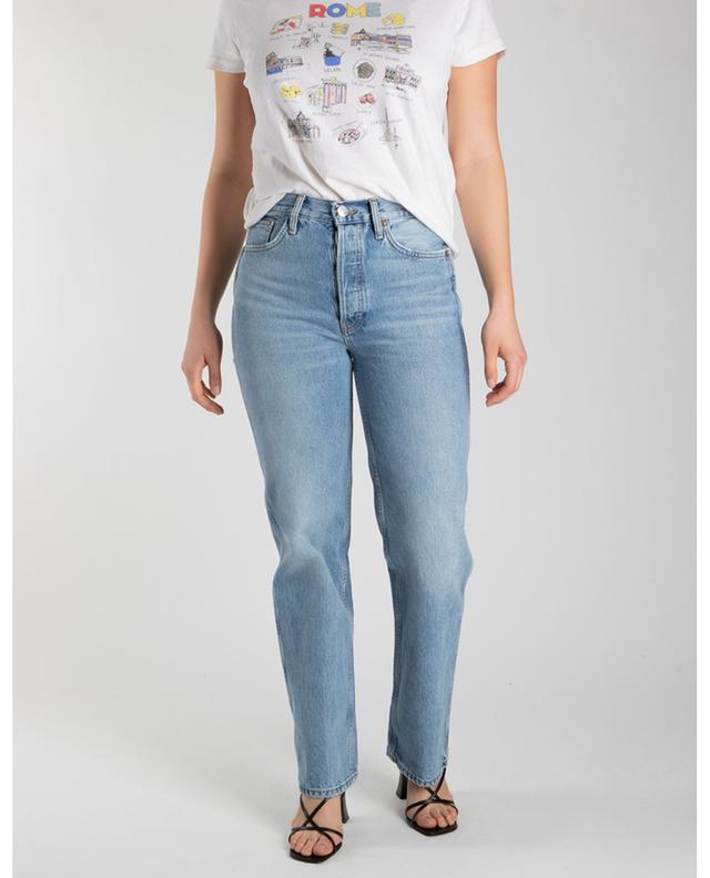 Jean straight en coton 90s High Rise Loose RE/DONE