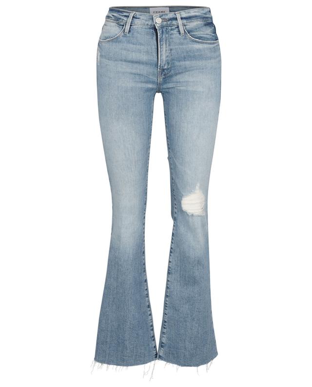 Le Pixie High Flare Degradable cotton-blend bootcut jeans FRAME