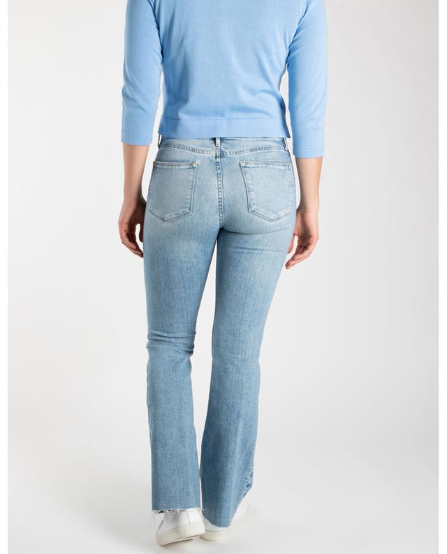 Le Pixie High Flare Degradable cotton-blend bootcut jeans FRAME