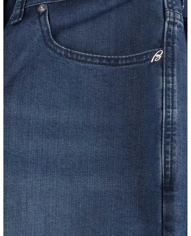 Regular-fit cotton and linen jeans BRIONI