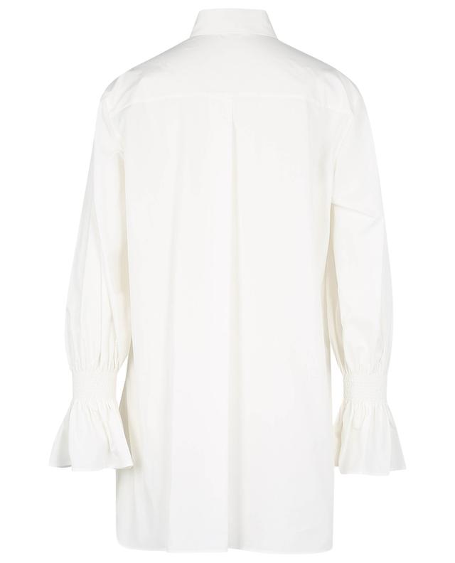 Bell sleeve cotton poplin blouse AKRIS PUNTO