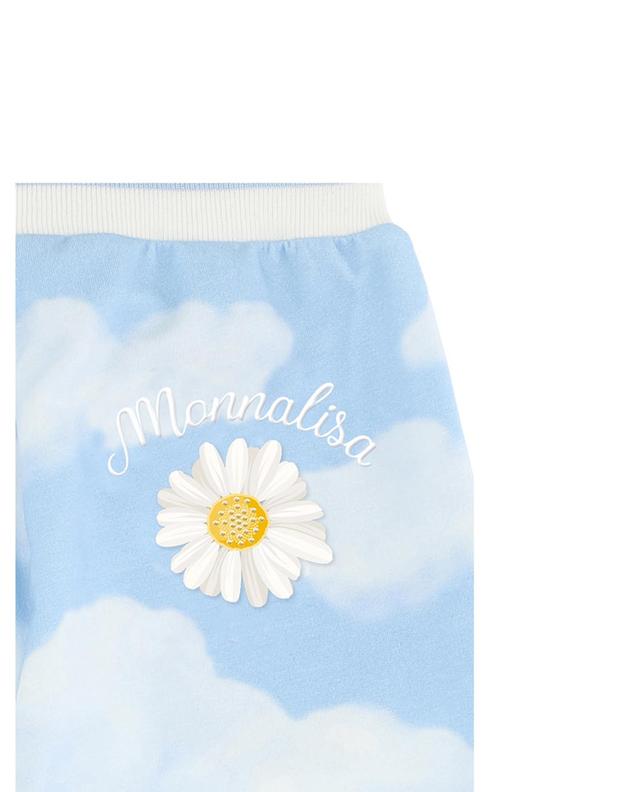 Pantalon de jogging fille imprimé nuages MONNALISA
