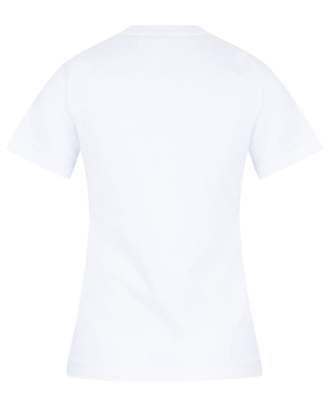 Kurzarm-T-Shirt mit Print und Stickerei Neon Heart COMME DES GARCONS PLAY