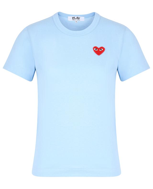 Kurzarm-T-Shirt mit Patch Red Heart Emblem COMME DES GARCONS PLAY