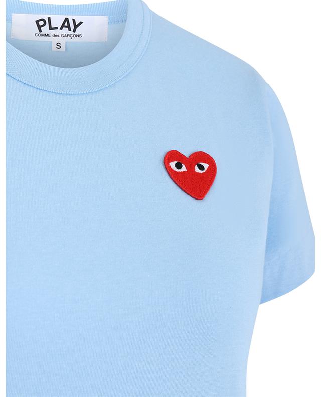 Red Heart Emblem patch adorned short-sleeve T-shirt COMME DES GARCONS PLAY