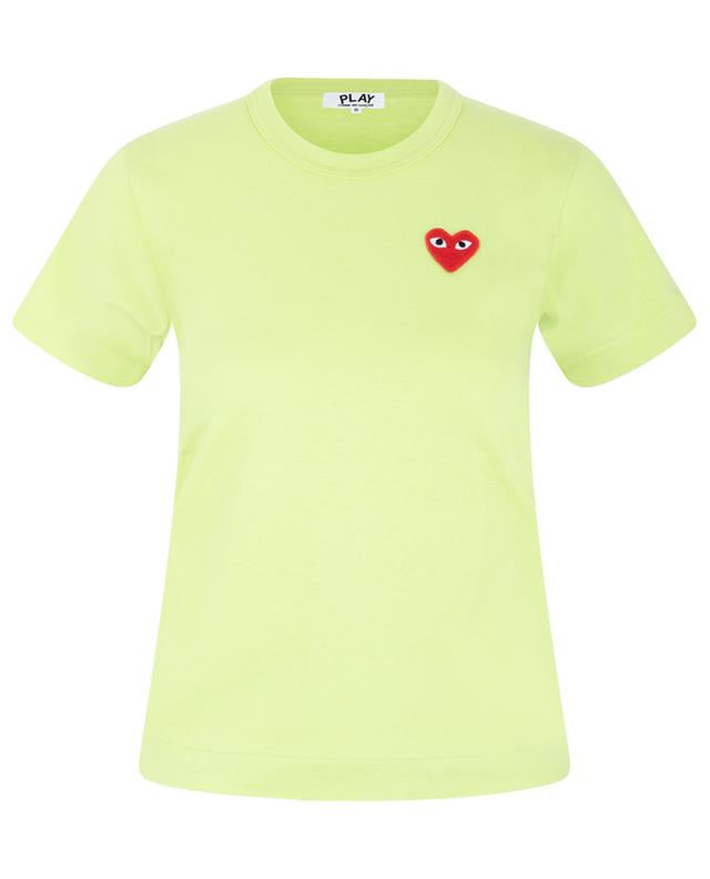 T-shirt à manches courtes orné d&#039;un patch Red Heart Emblem COMME DES GARCONS PLAY