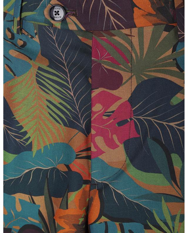Jungle printed gabardine Bermuda short ETRO