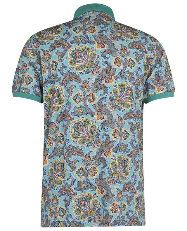 Placed Paisley adorned jersey polo shirt ETRO