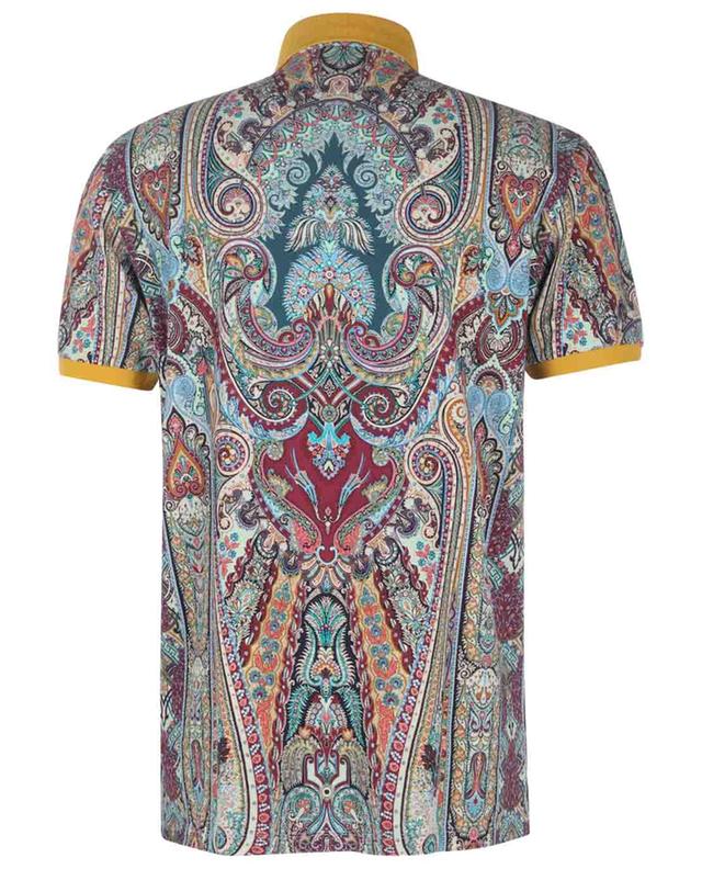 Floral Paisley printed jersey polo shirt ETRO